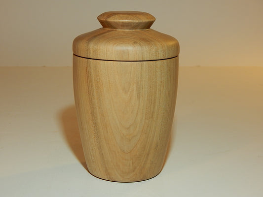 Maple Bowl with Lid, Handmade Lathe Turned Box, Artisan Crafted