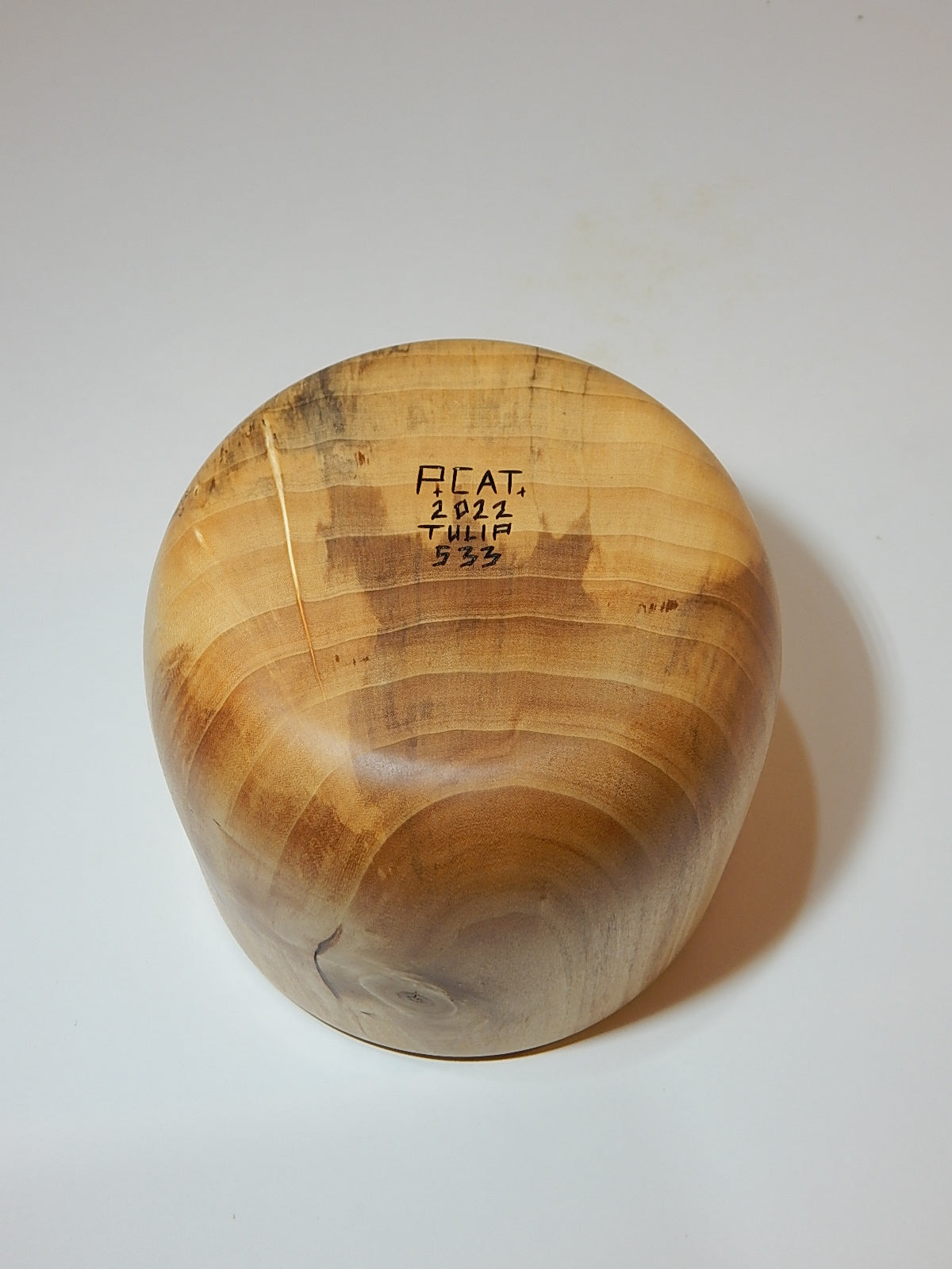 Poplar Wood Bowl, Handmade, Artisan Crafted