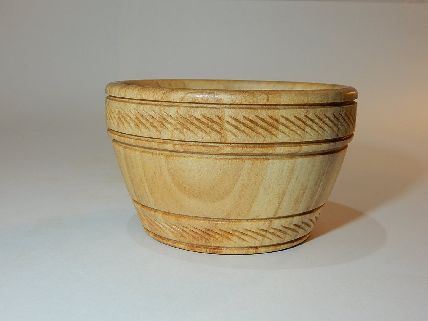 Poplar Wood Bowl, Handmade, Artisan Crafted