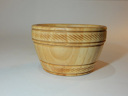 Poplar Wood Bowl, Handmade, Artisan Crafted