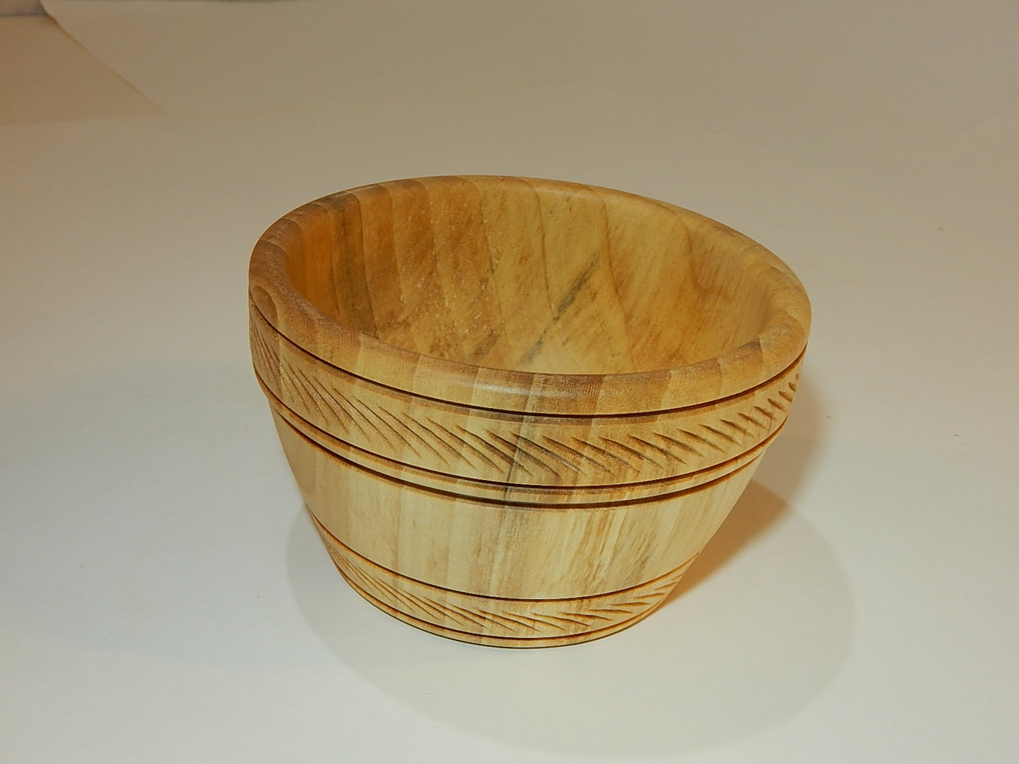 Poplar Wood Bowl, Handmade, Artisan Crafted