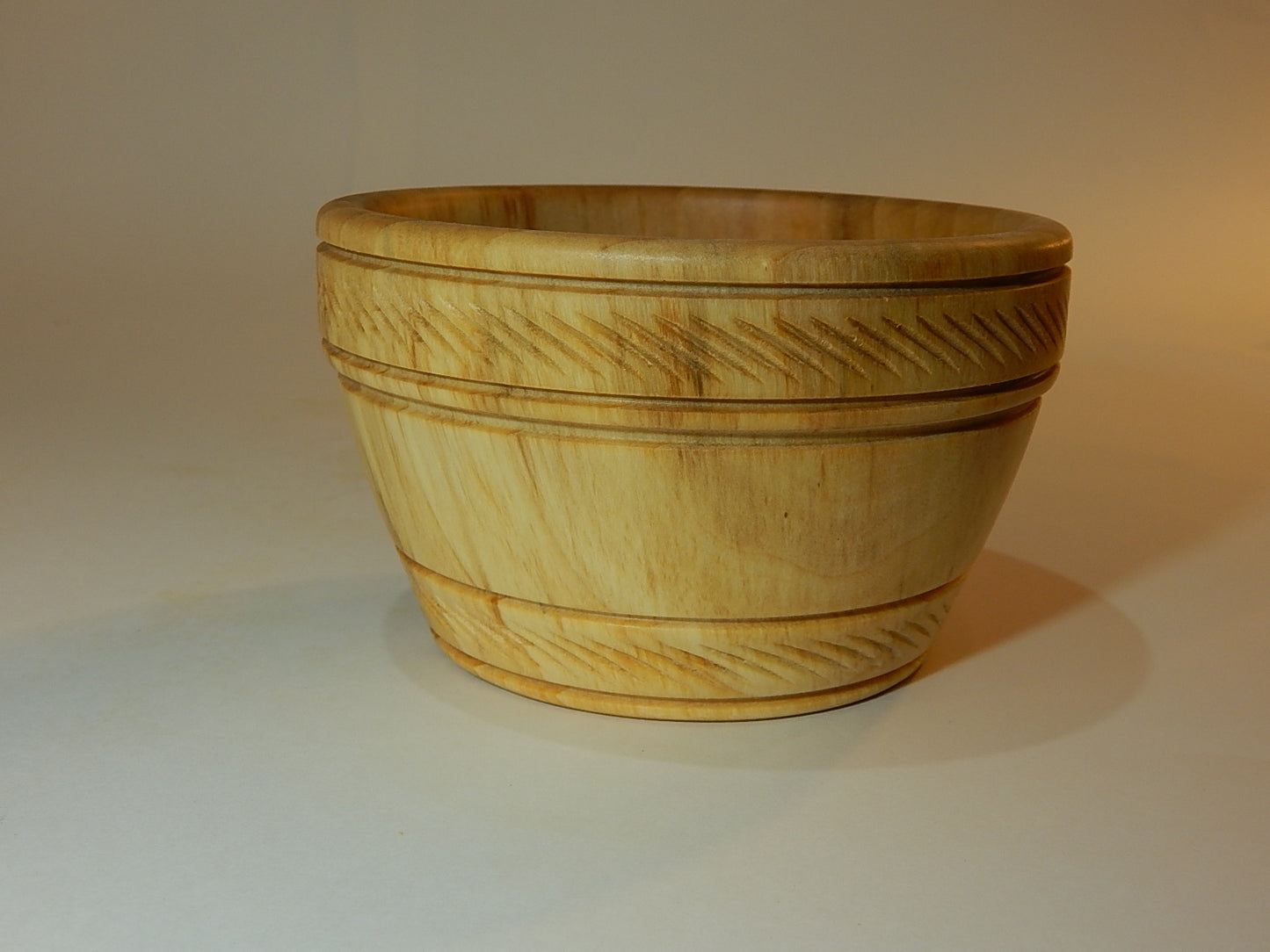 Poplar Wood Bowl, Handmade, Artisan Crafted