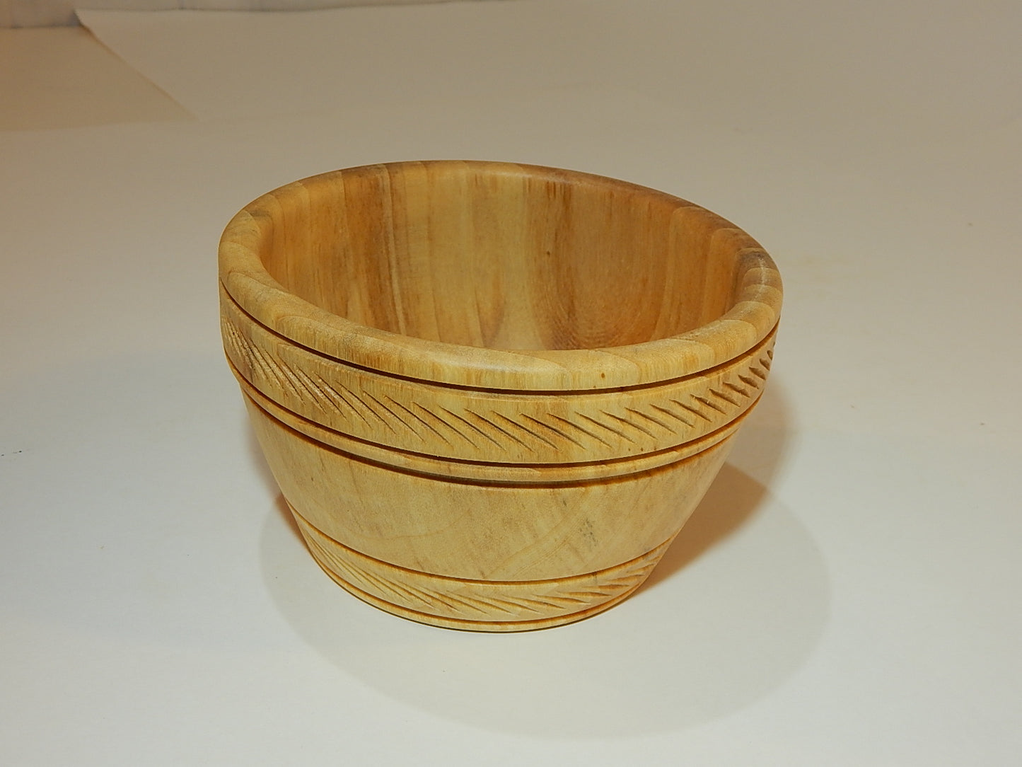 Poplar Wood Bowl, Handmade, Artisan Crafted