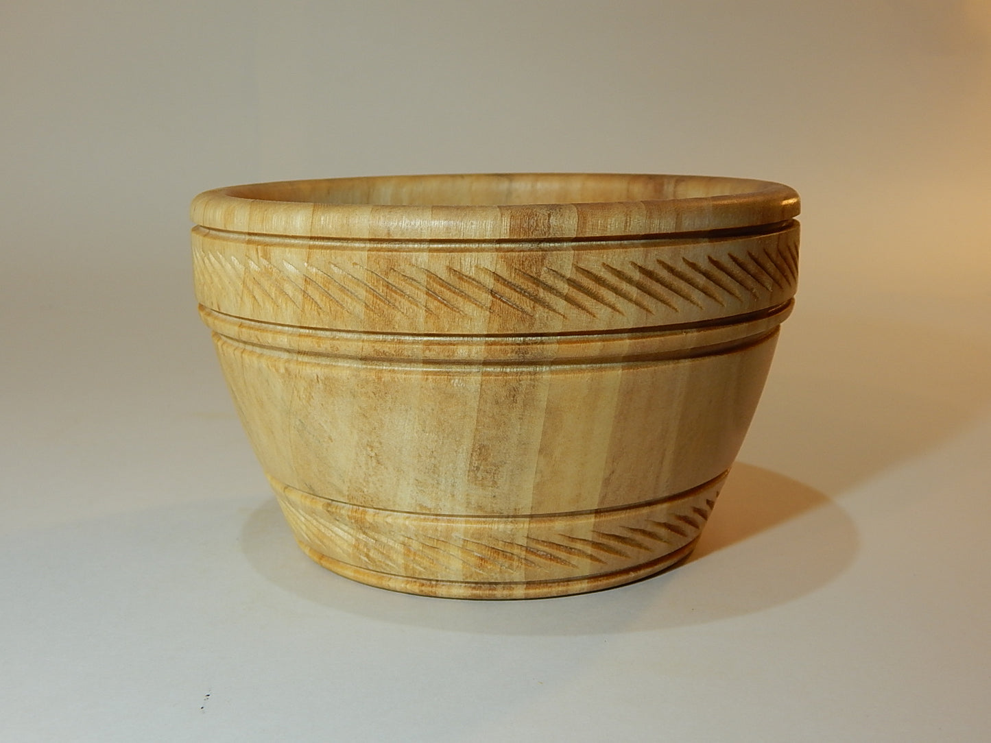 Poplar Wood Bowl, Handmade, Artisan Crafted