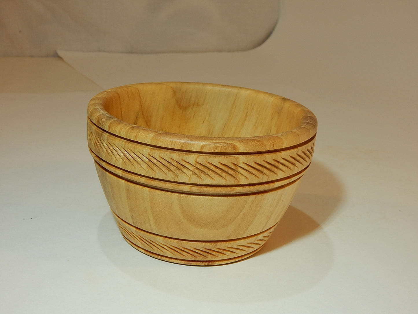 Poplar Wood Bowl, Handmade, Artisan Crafted