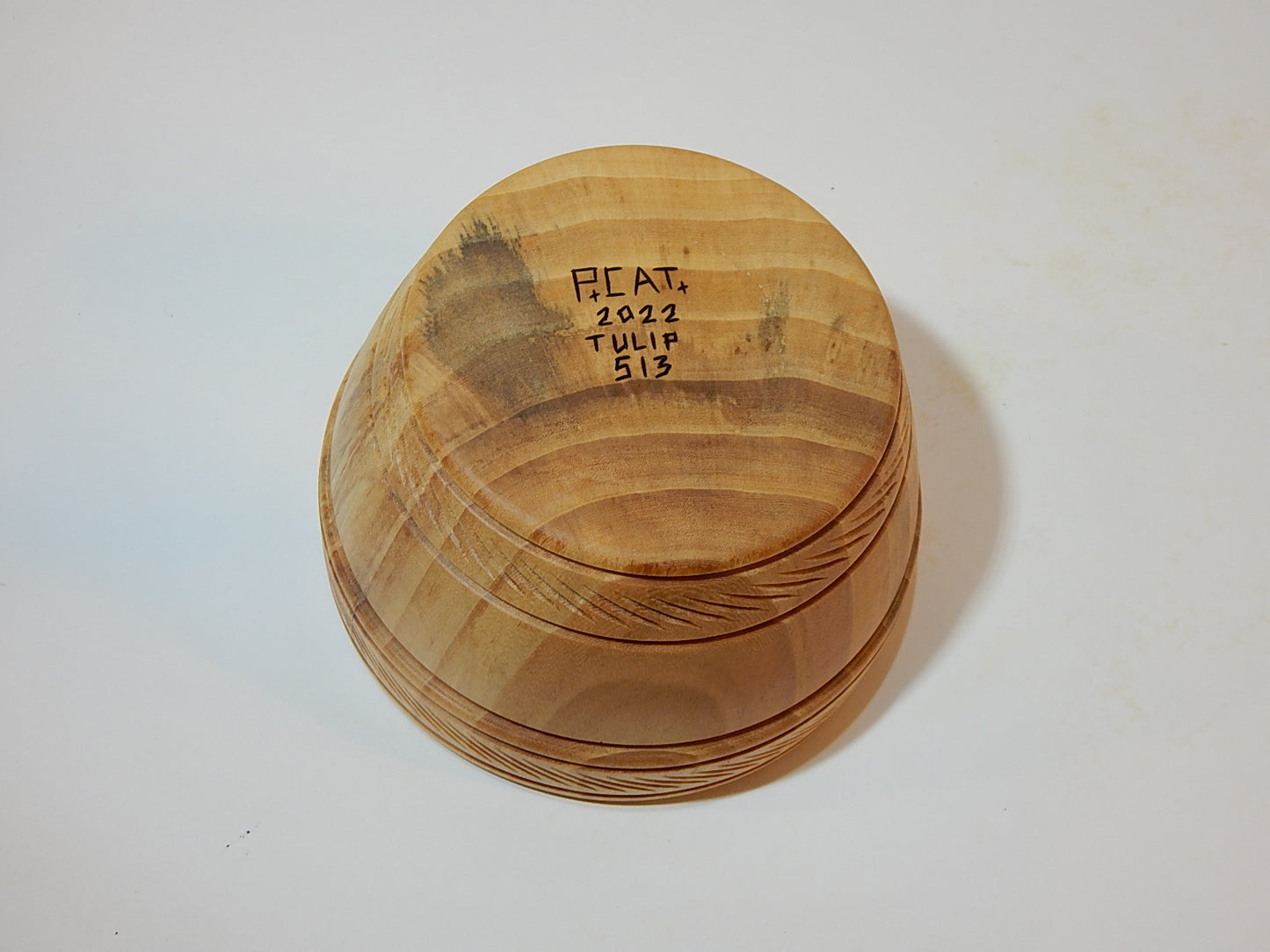 Poplar Wood Bowl, Handmade, Artisan Crafted