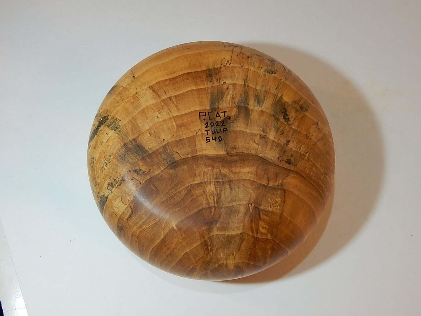 Tulip Poplar Wood Bowl, Handmade, Artisan Crafted