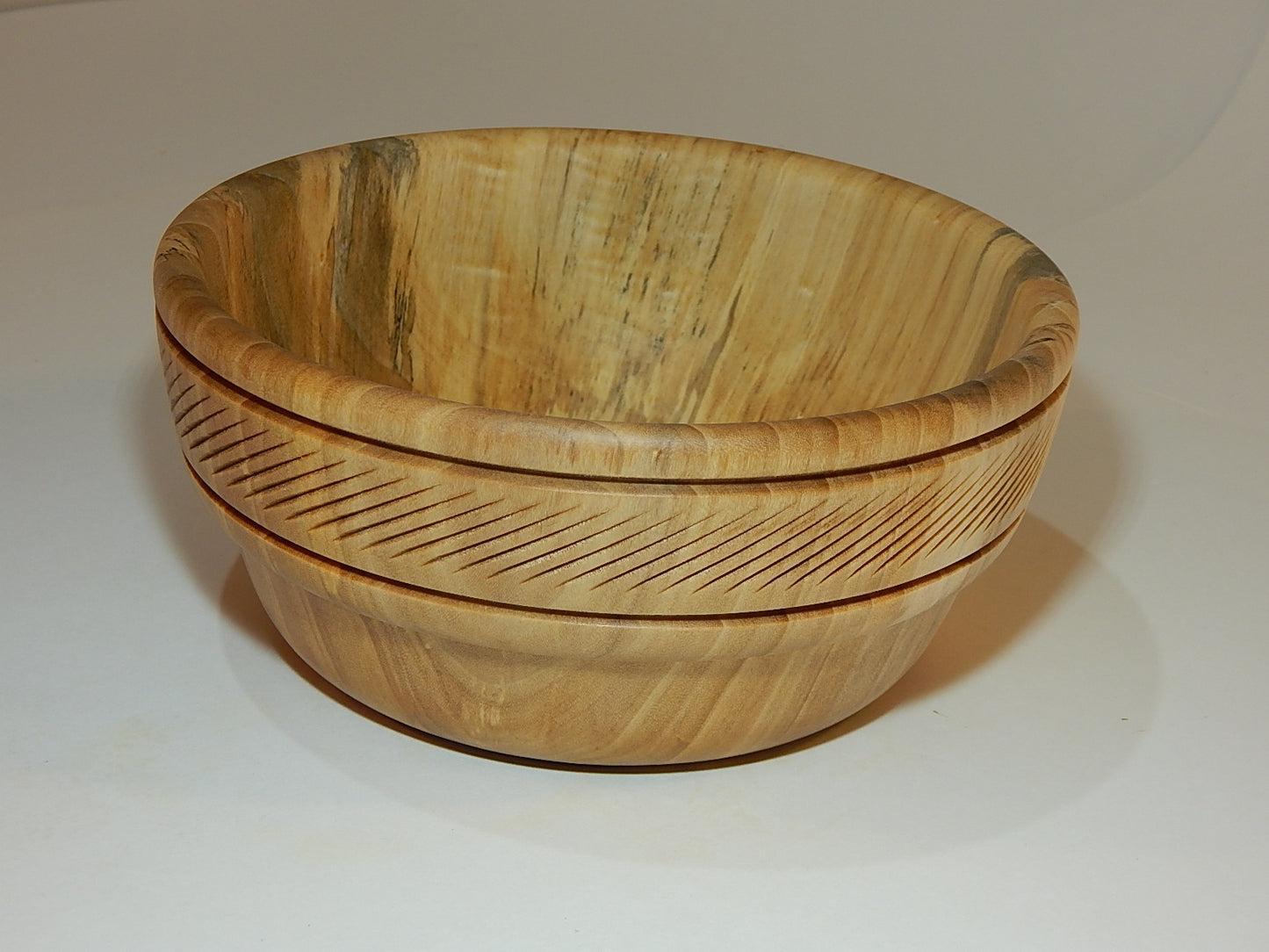 Poplar Wood Bowl, Handmade, Artisan Crafted