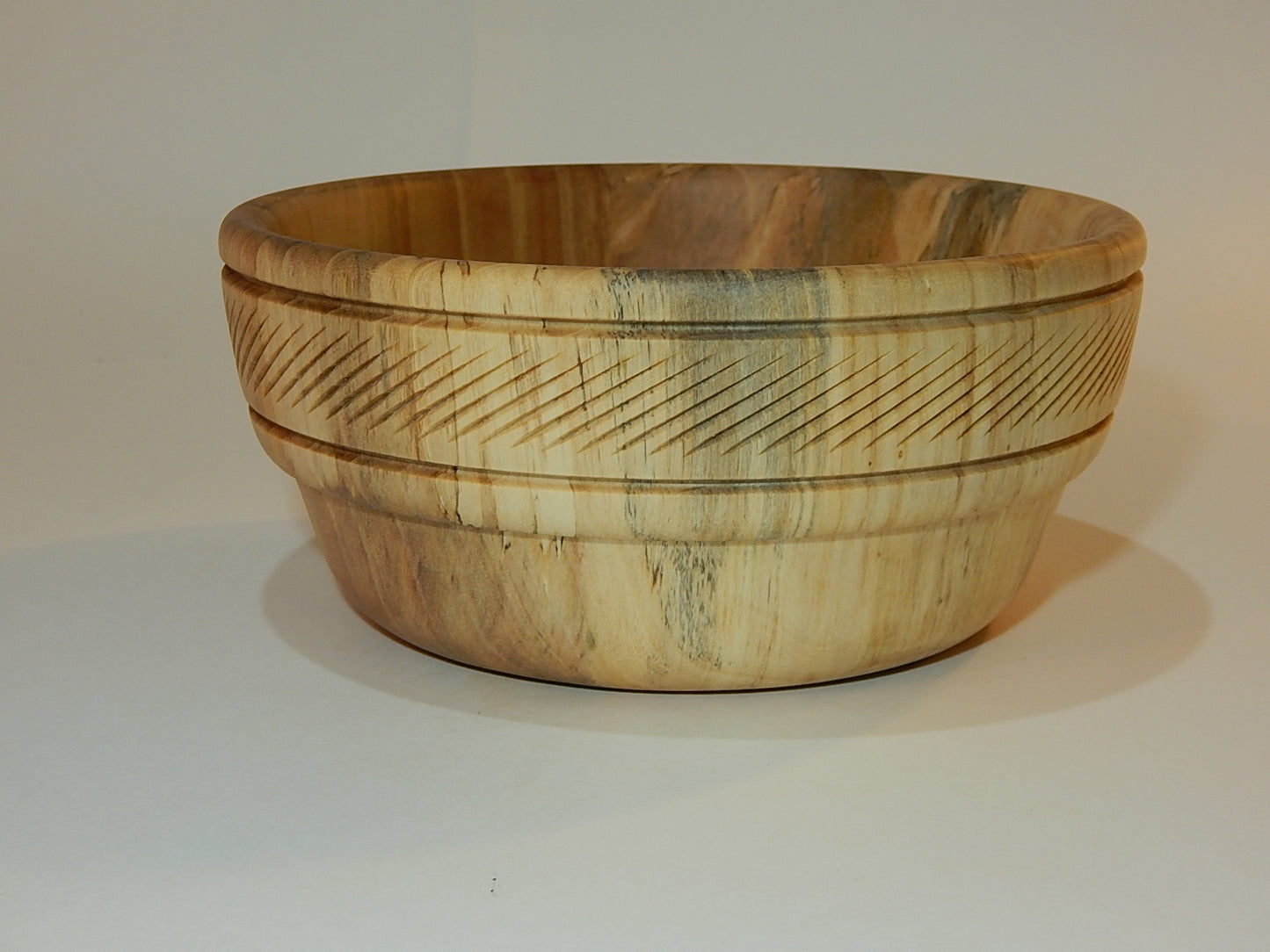 Poplar Wood Bowl, Handmade, Artisan Crafted