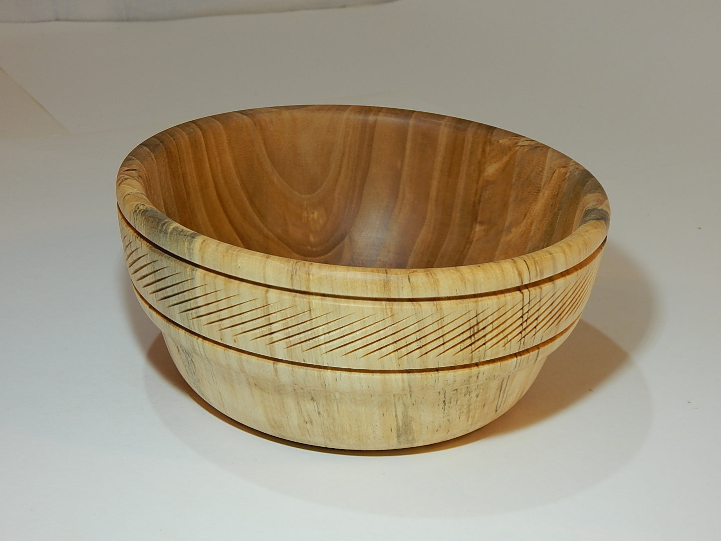 Poplar Wood Bowl, Handmade, Artisan Crafted