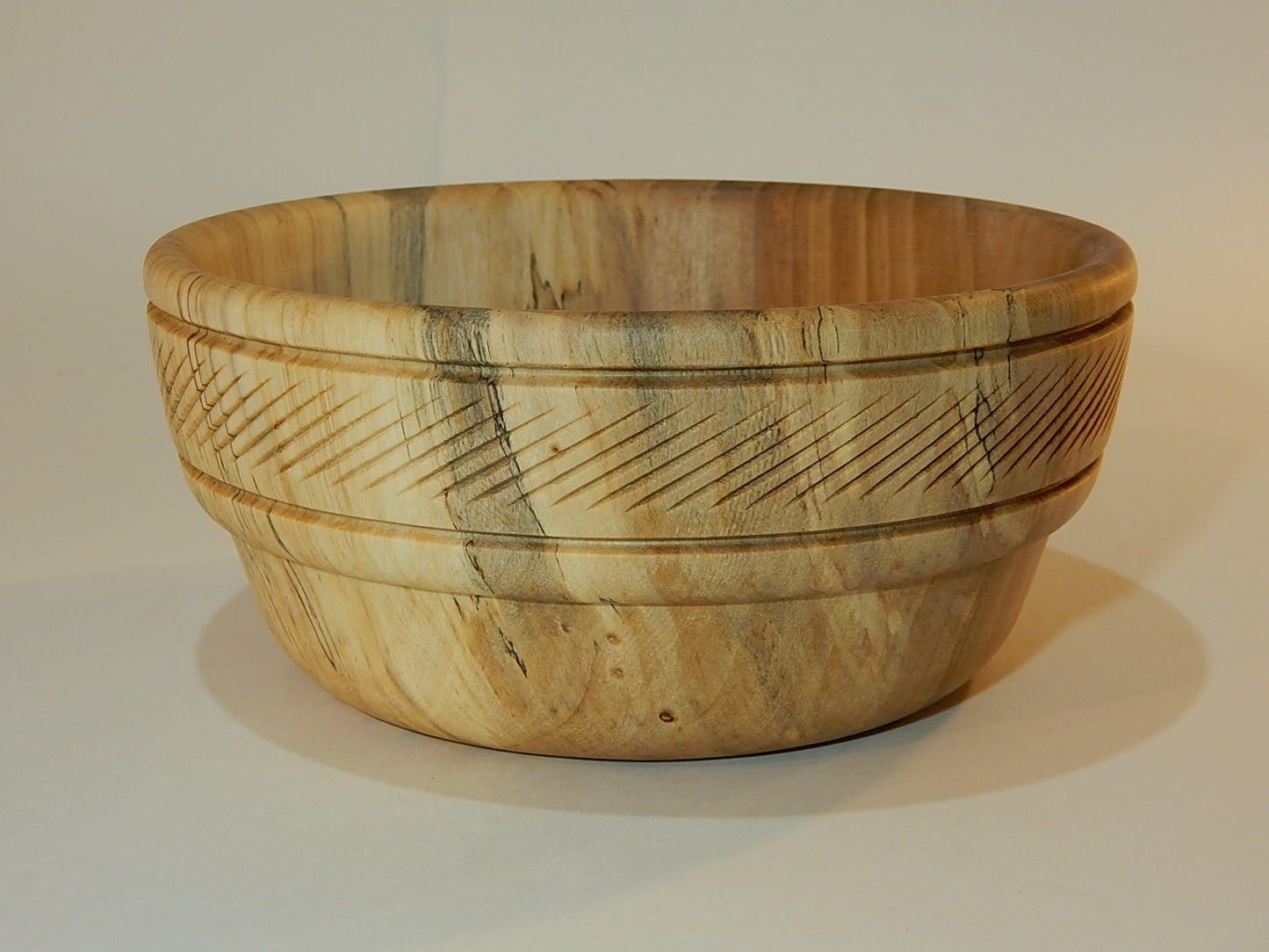 Poplar Wood Bowl, Handmade, Artisan Crafted