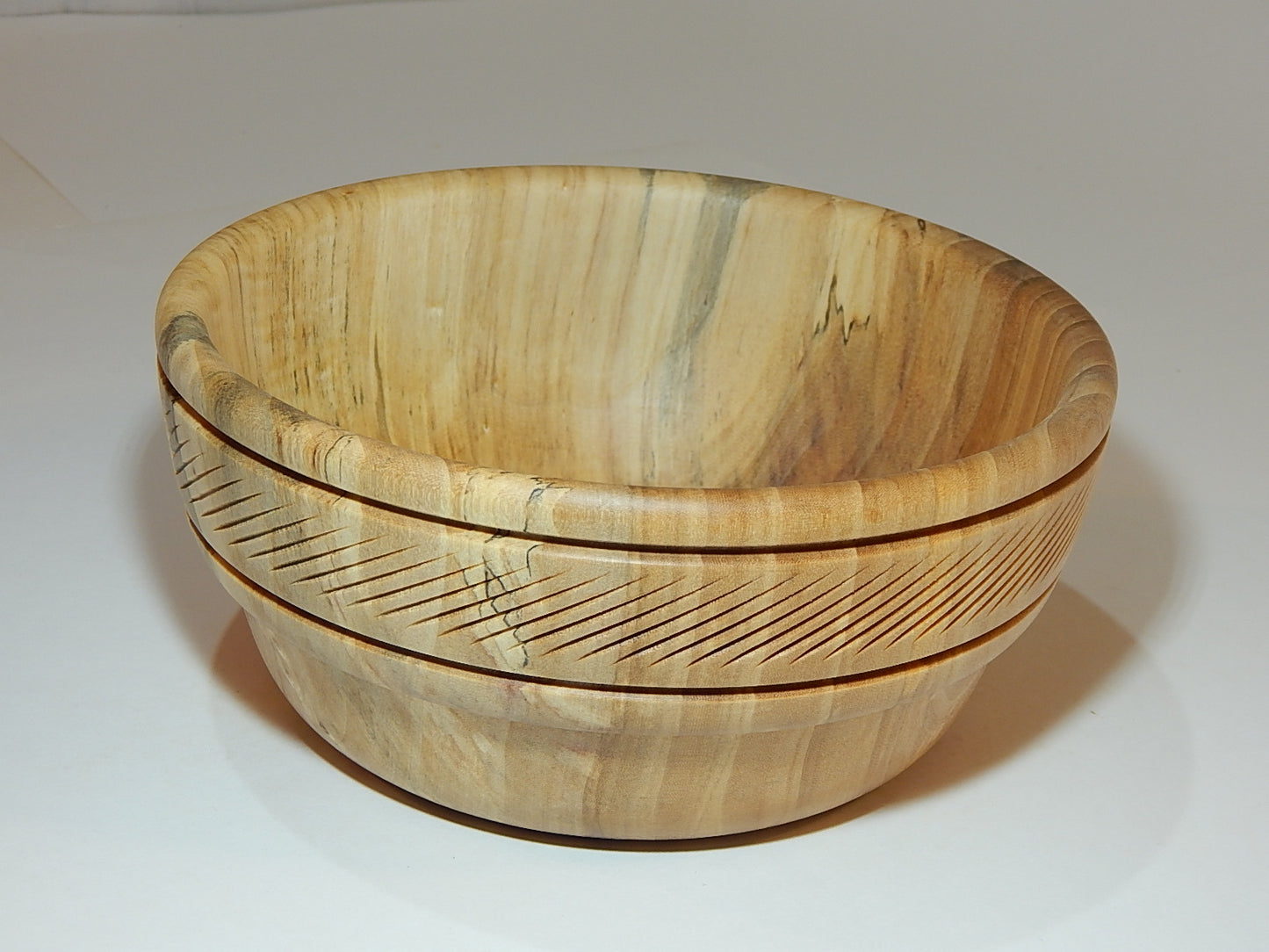 Poplar Wood Bowl, Handmade, Artisan Crafted