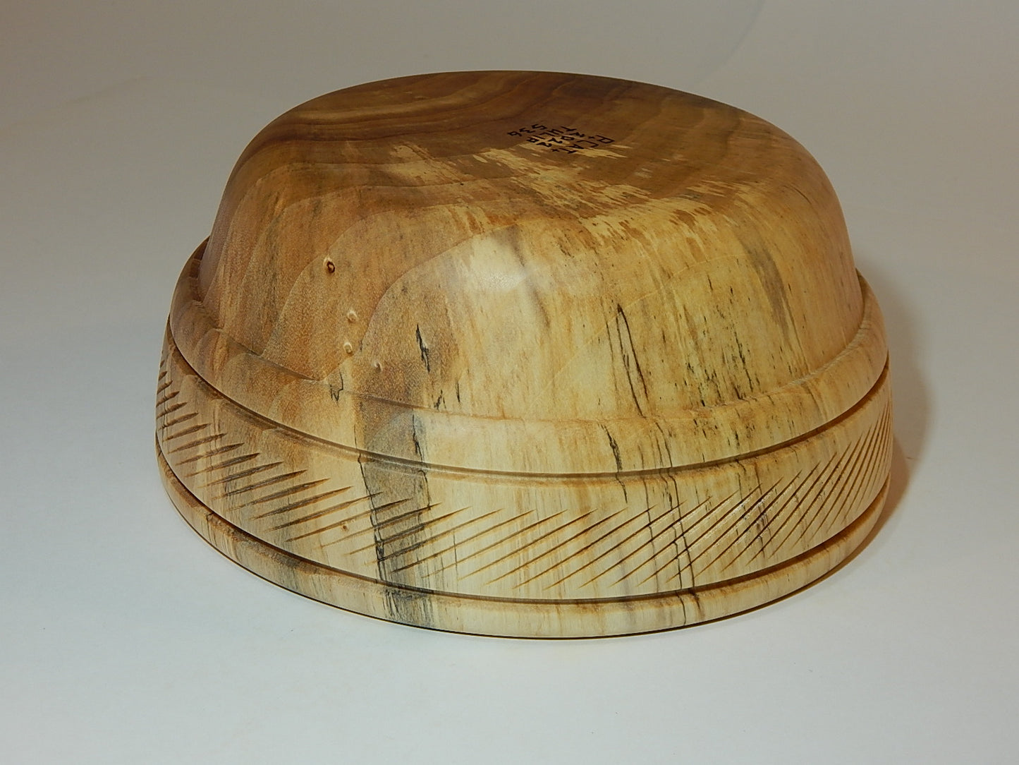 Poplar Wood Bowl, Handmade, Artisan Crafted