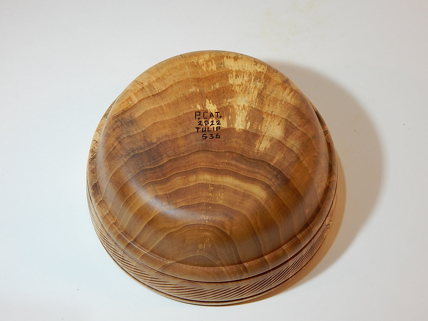 Poplar Wood Bowl, Handmade, Artisan Crafted