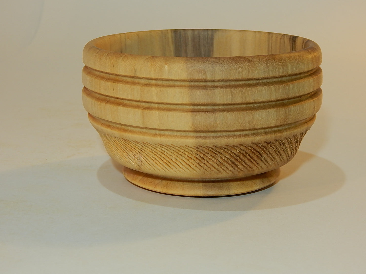 Poplar Wood Bowl, Handmade, Artisan Crafted