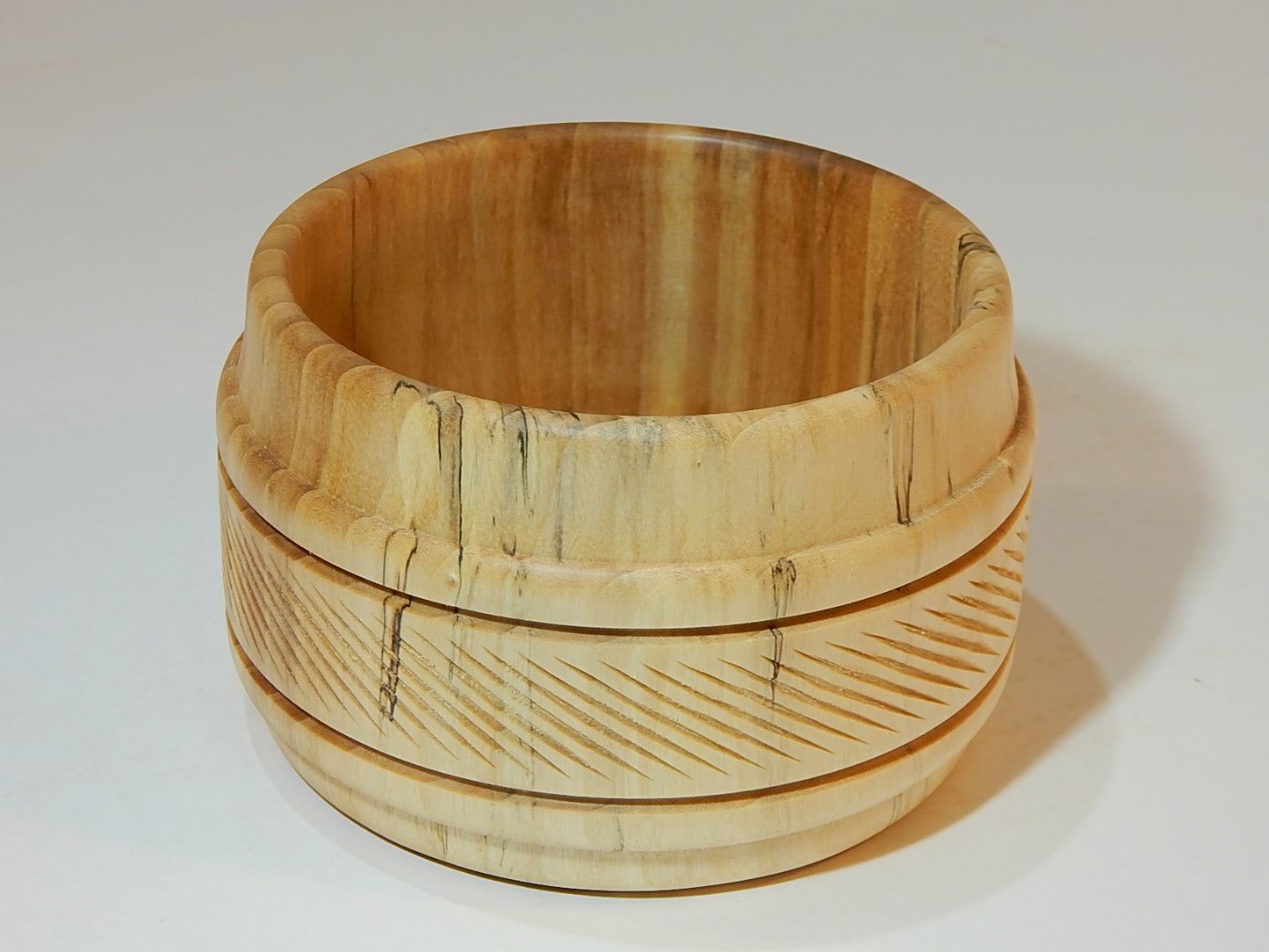 Poplar Wood Bowl, Handmade, Artisan Crafted