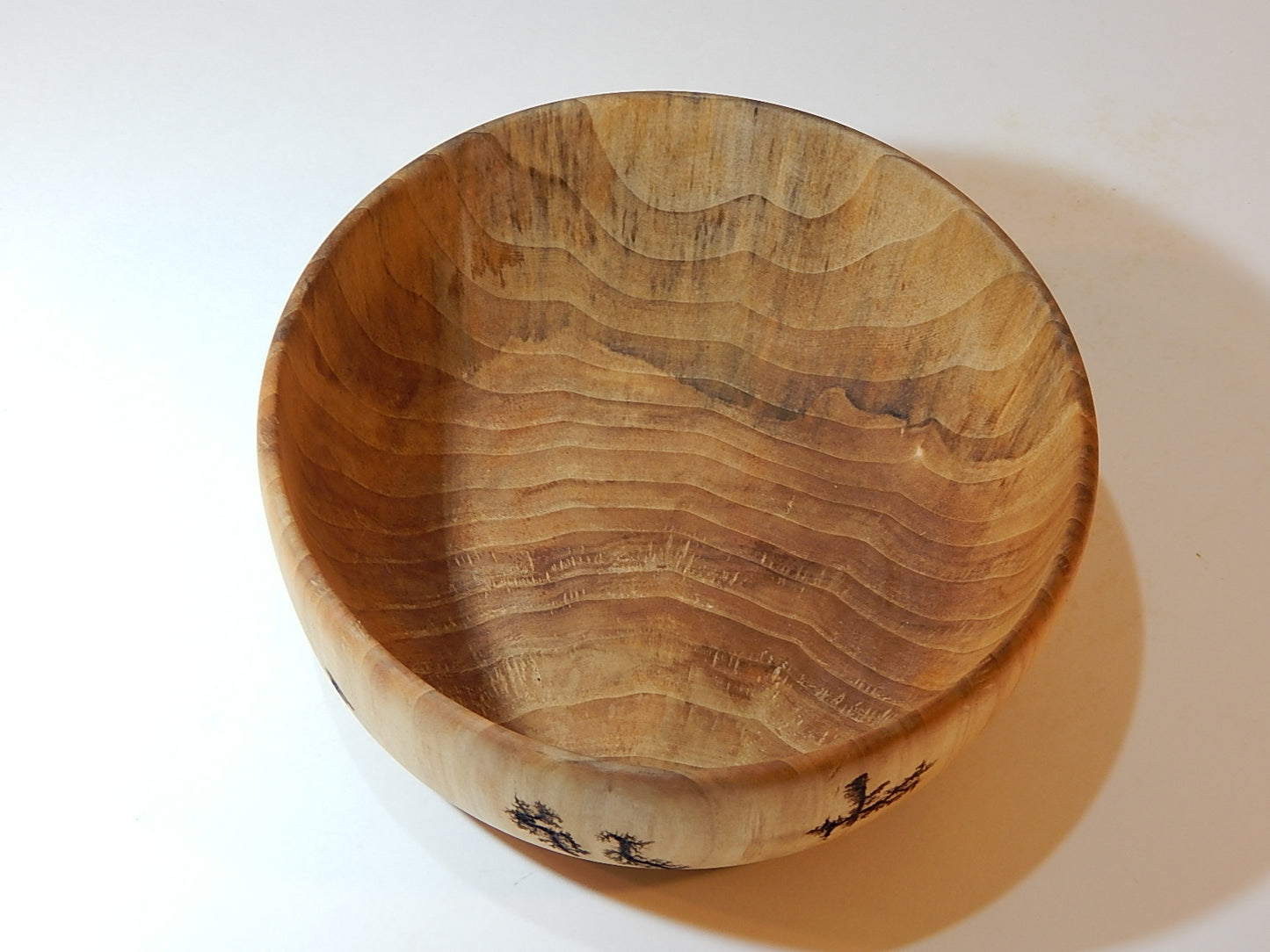 Poplar Wood Bowl, Handmade, Artisan Crafted