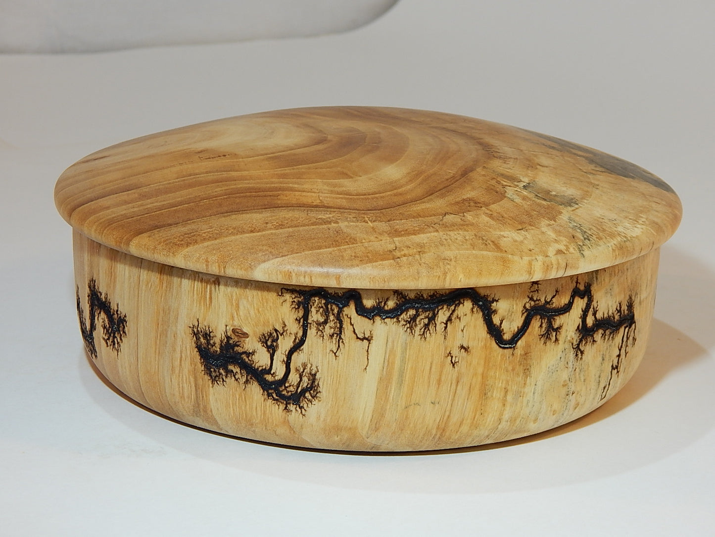 Poplar Wood Bowl with Lid, Handmade, Artisan Crafted