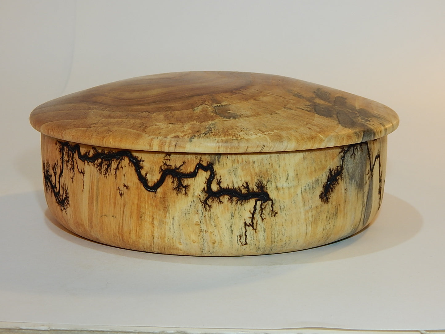 Poplar Wood Bowl with Lid, Handmade, Artisan Crafted