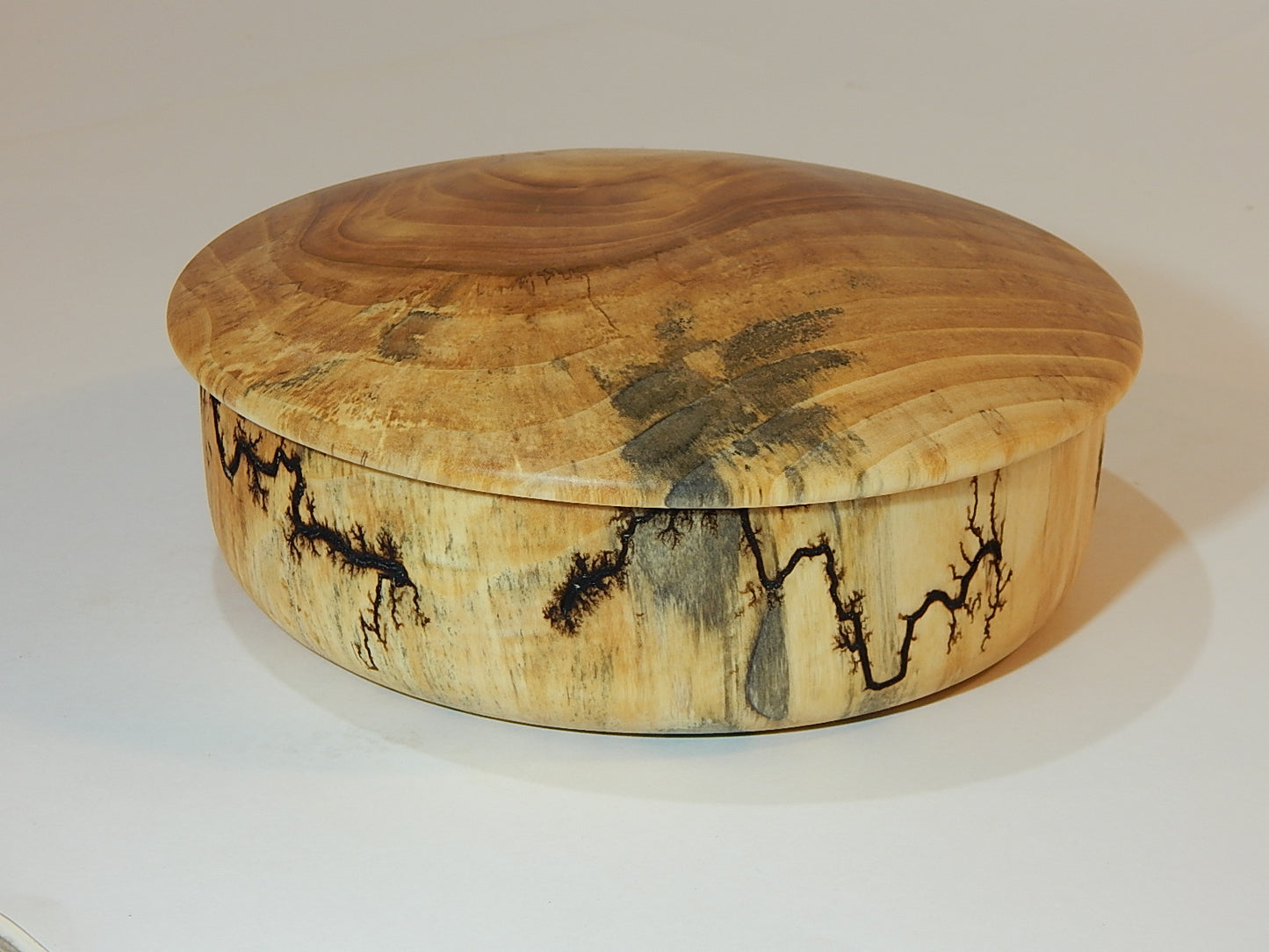 Poplar Wood Bowl with Lid, Handmade, Artisan Crafted