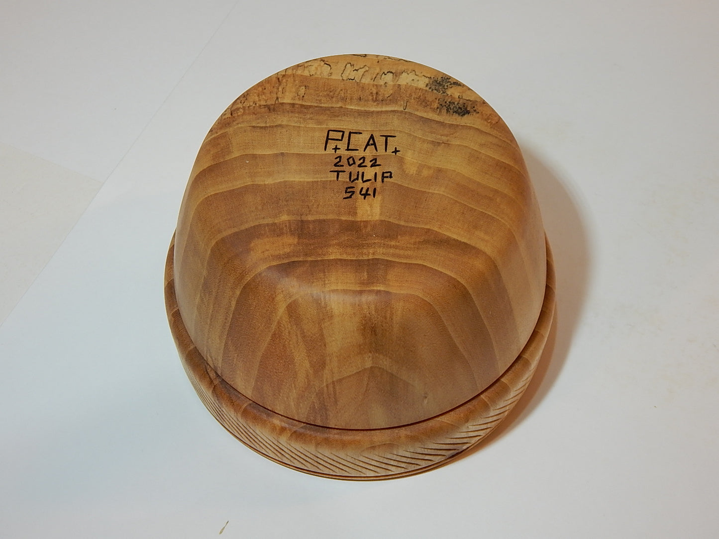 Poplar Wood Bowl, Handmade, Artisan Crafted