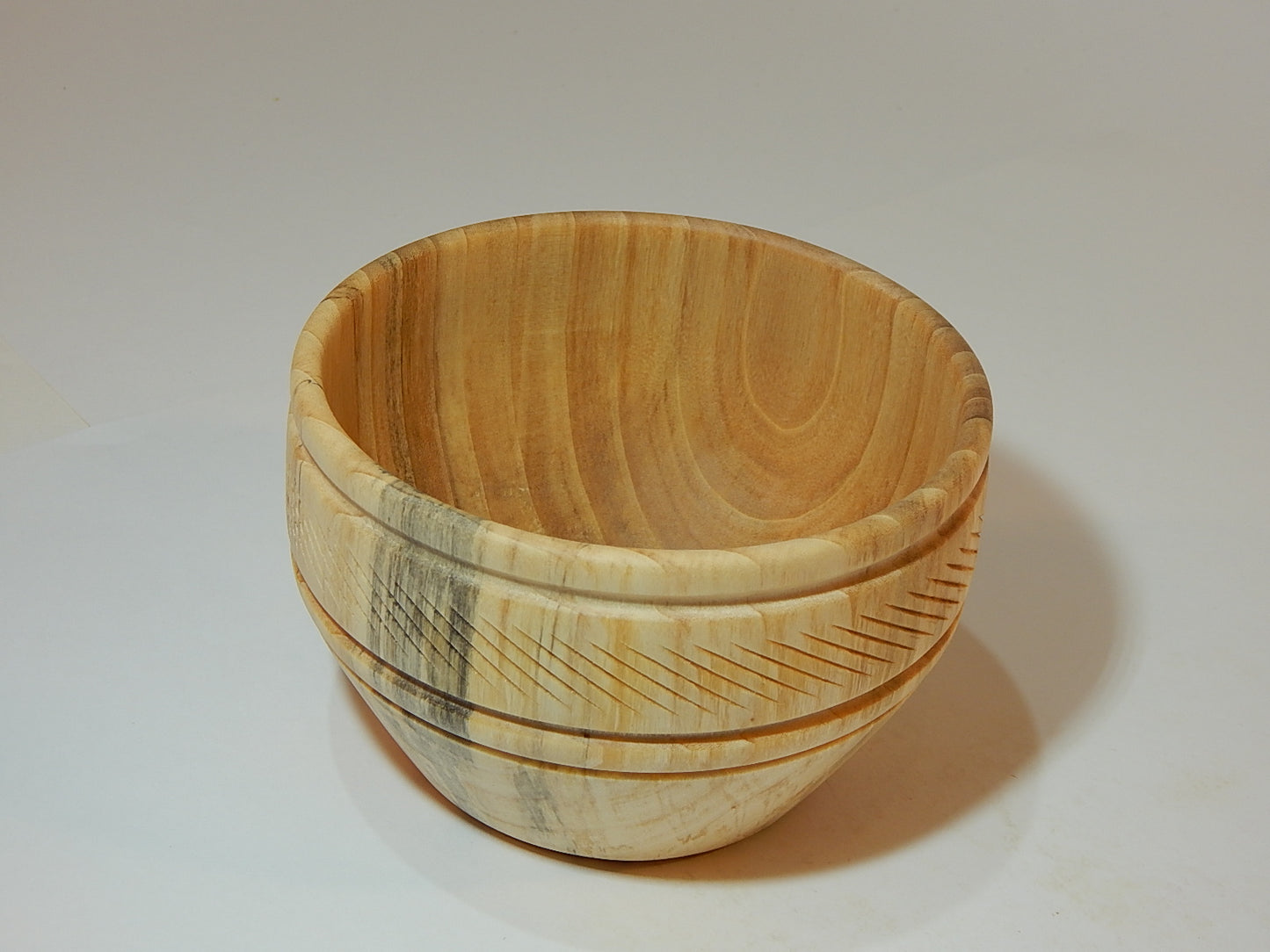 Poplar Wood Bowl, Handmade, Artisan Crafted