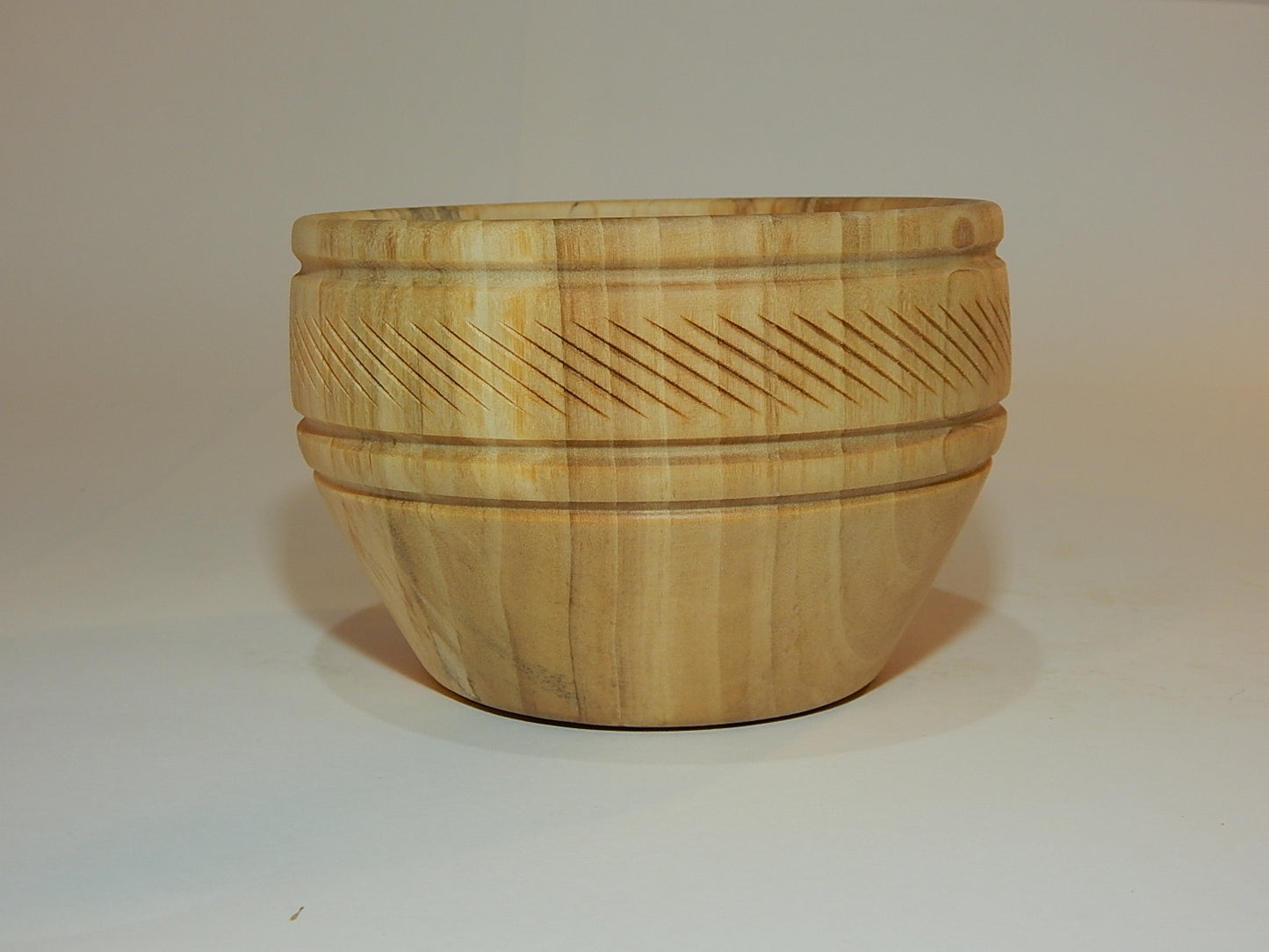 Poplar Wood Bowl, Handmade, Artisan Crafted