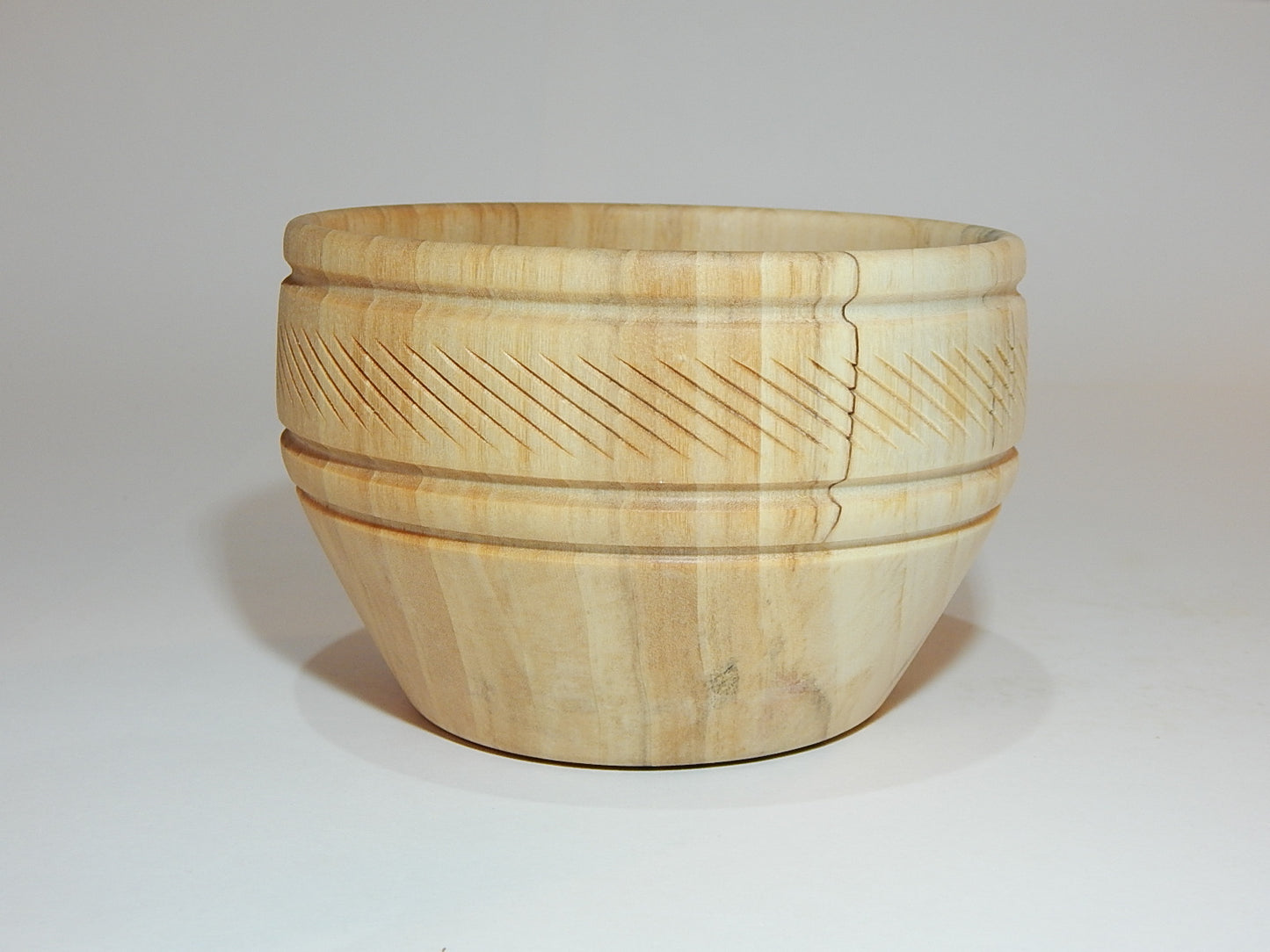 Poplar Wood Bowl, Handmade, Artisan Crafted