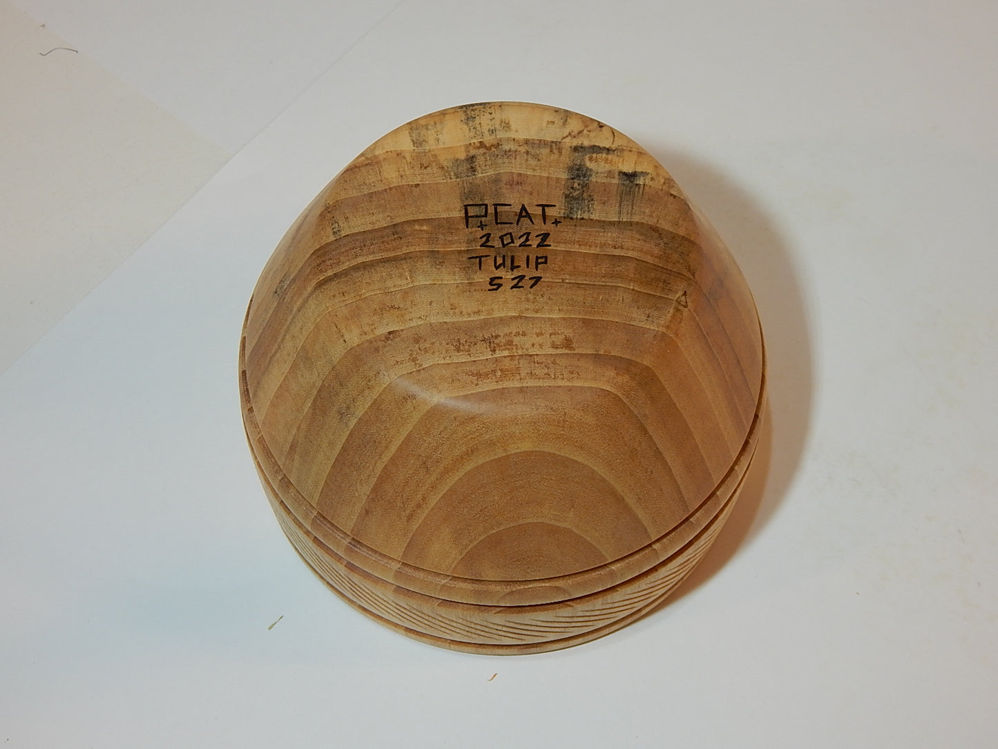 Poplar Wood Bowl, Handmade, Artisan Crafted