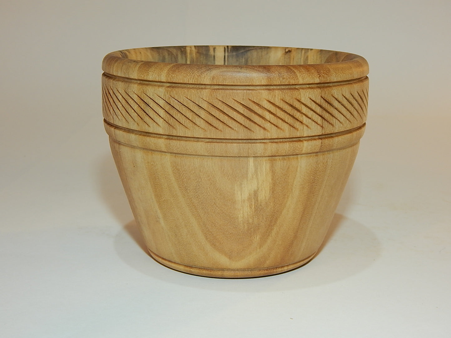 Poplar Wood Bowl, Handmade, Artisan Crafted