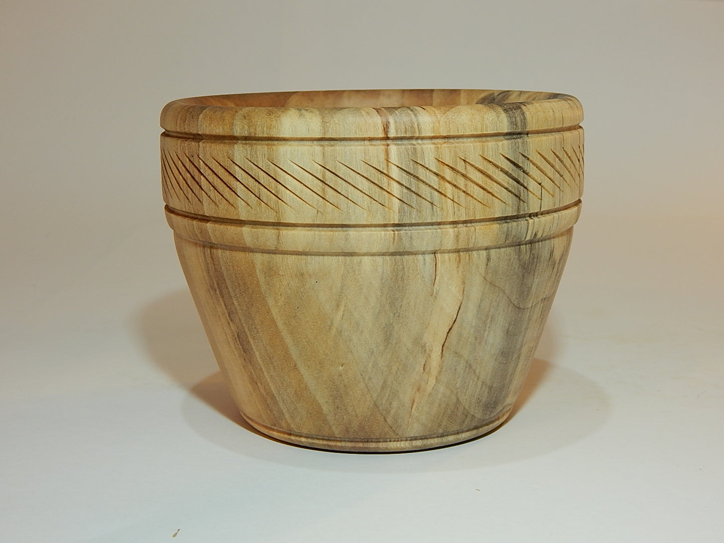 Poplar Wood Bowl, Handmade, Artisan Crafted