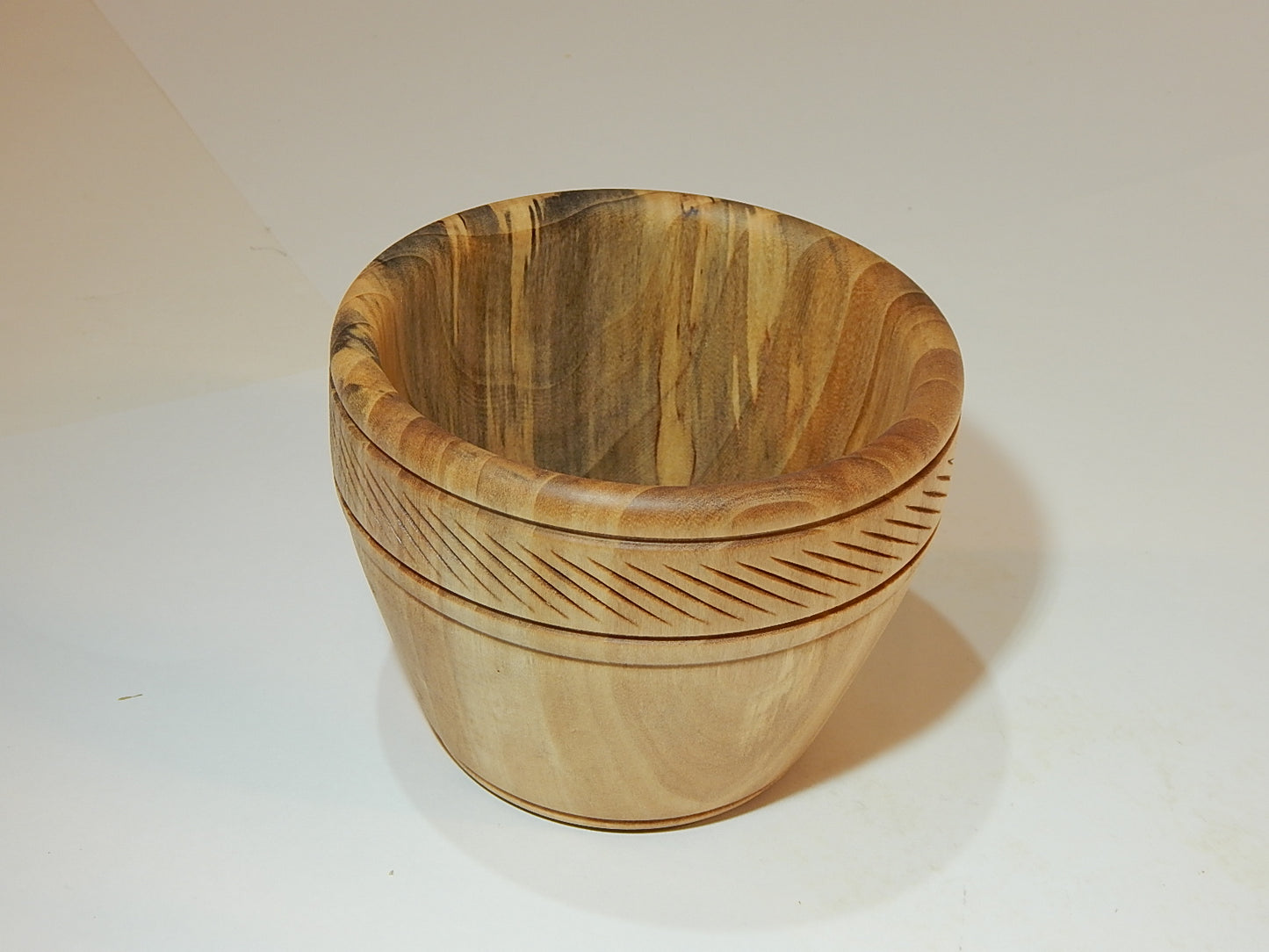 Poplar Wood Bowl, Handmade, Artisan Crafted