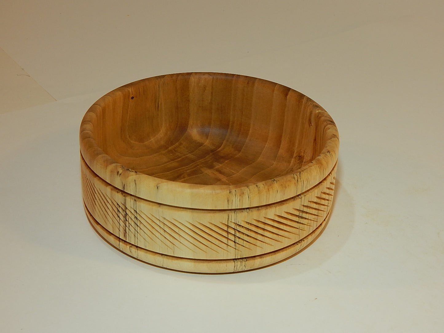 Poplar Wood Bowl, Handmade, Artisan Crafted