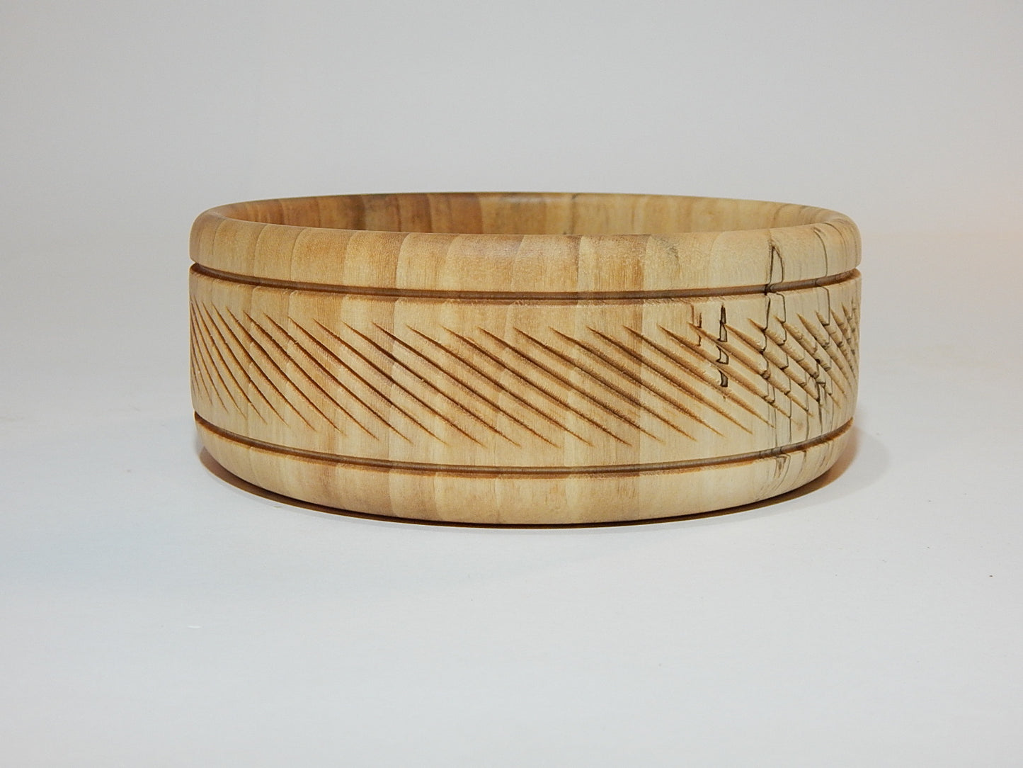 Poplar Wood Bowl, Handmade, Artisan Crafted