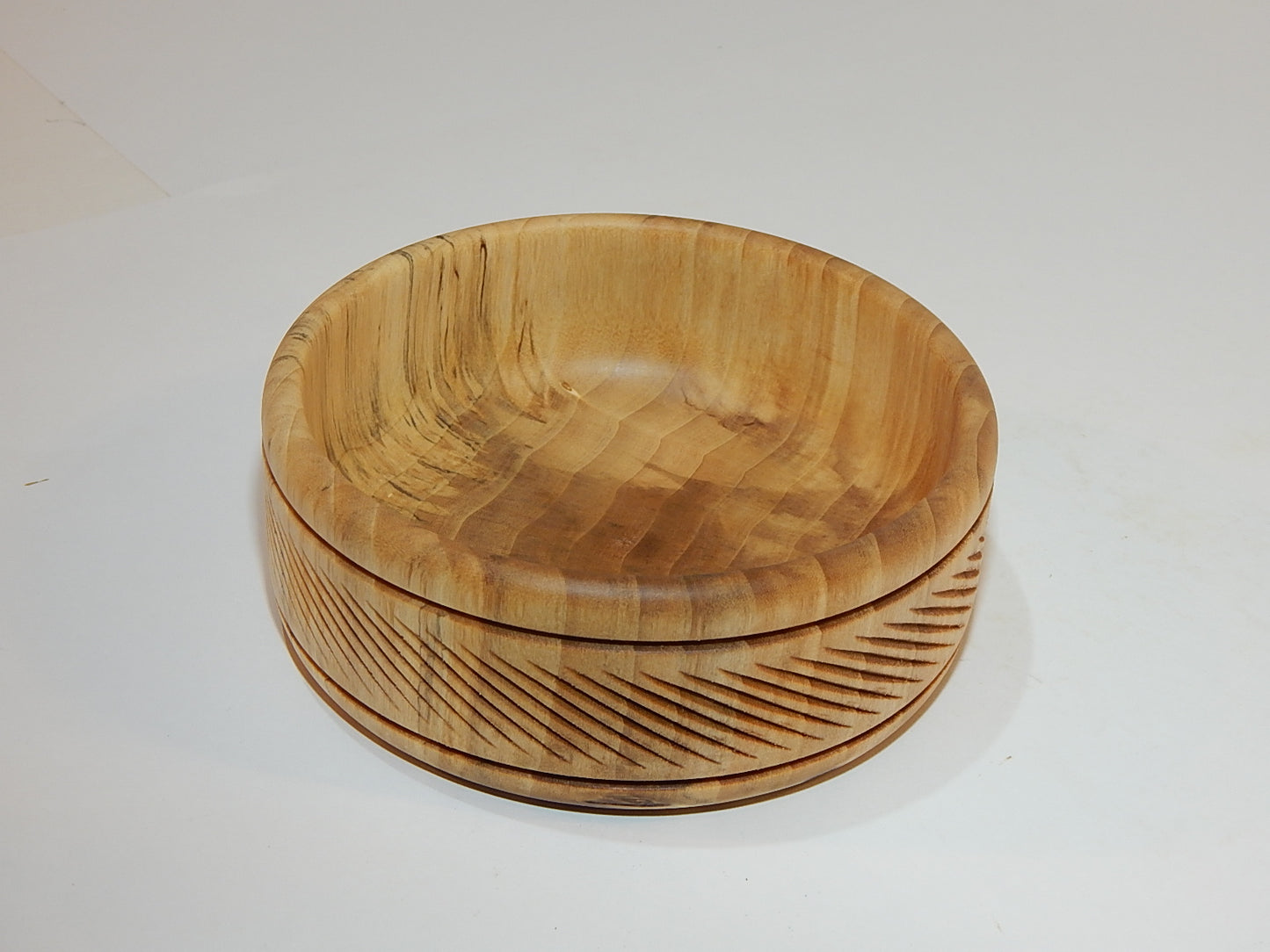 Poplar Wood Bowl, Handmade, Artisan Crafted