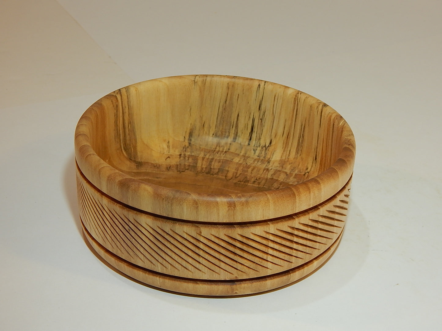 Poplar Wood Bowl, Handmade, Artisan Crafted