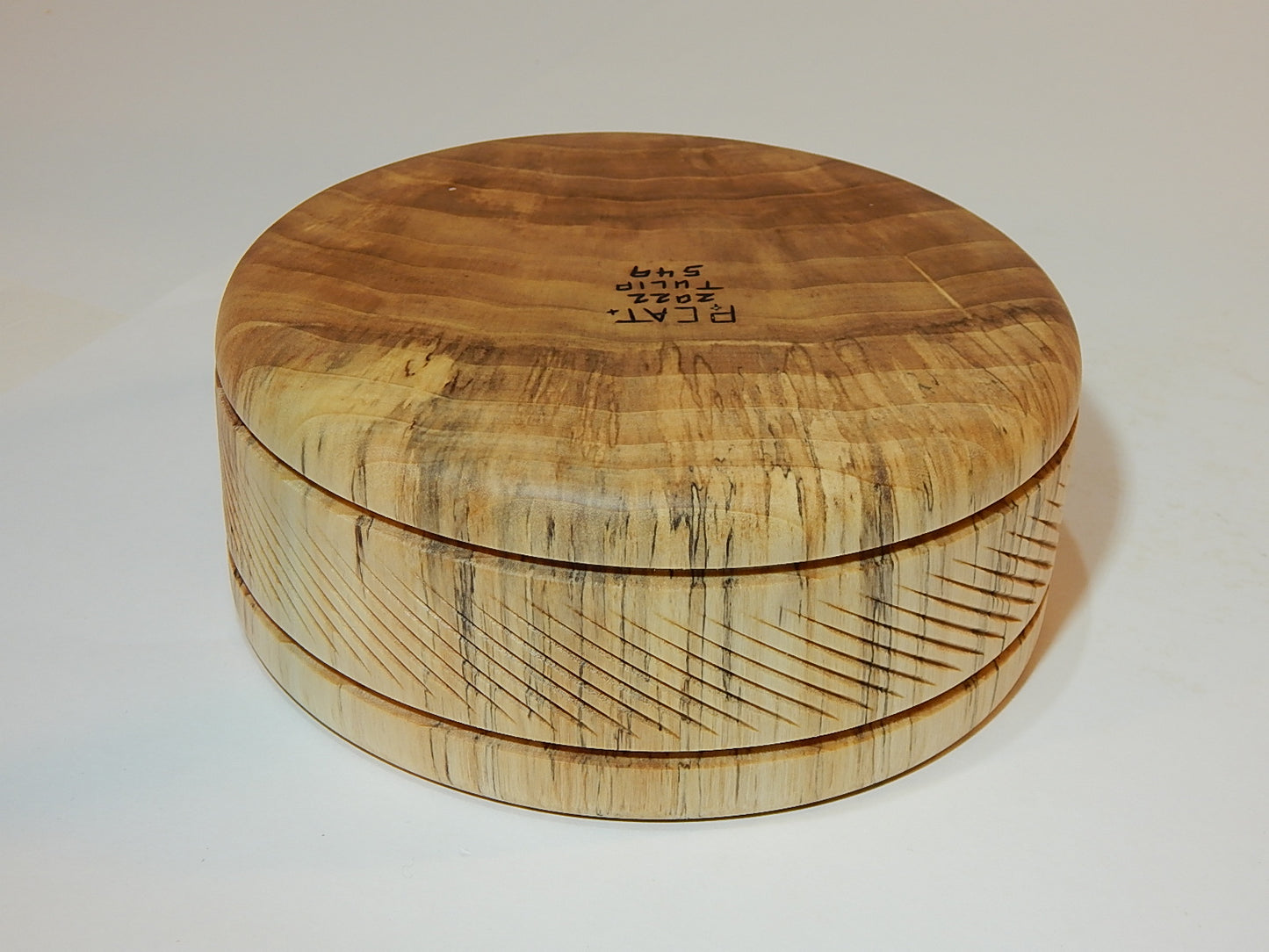 Poplar Wood Bowl, Handmade, Artisan Crafted