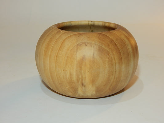 Tulip Poplar Wood Bowl, Handmade, Artisan Crafted