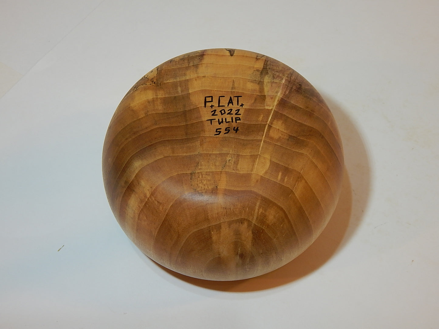 Tulip Poplar Wood Bowl, Handmade, Artisan Crafted