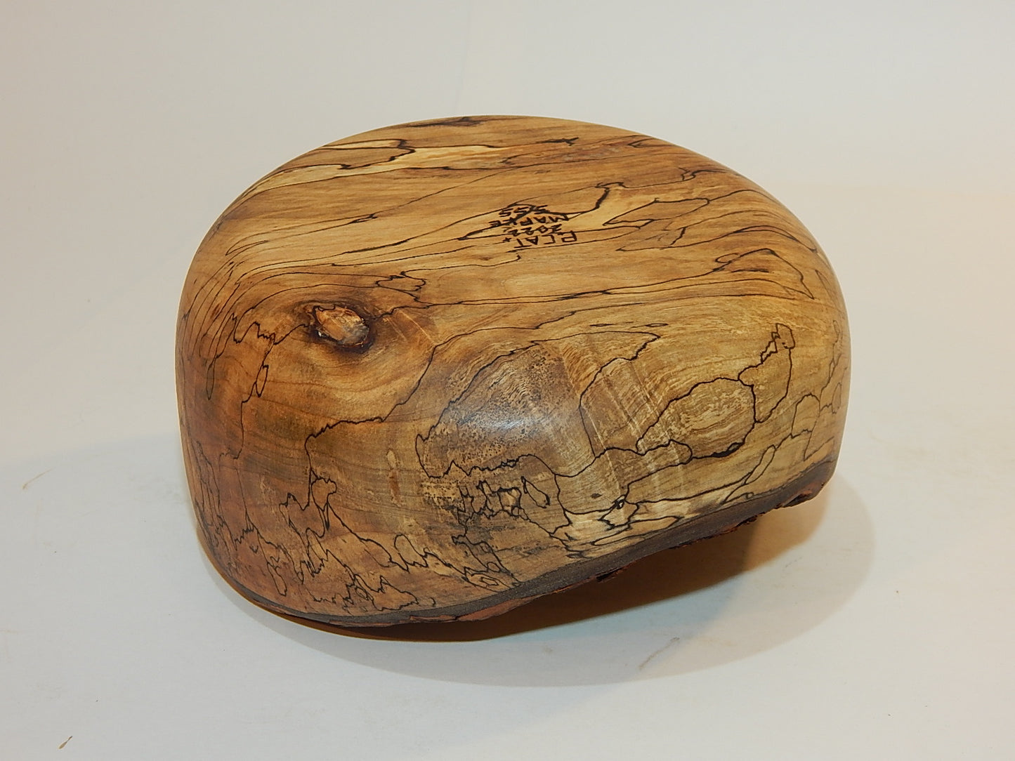 Maple Wood Bowl, Live Bark Edge, Handmade, Artisan Crafted