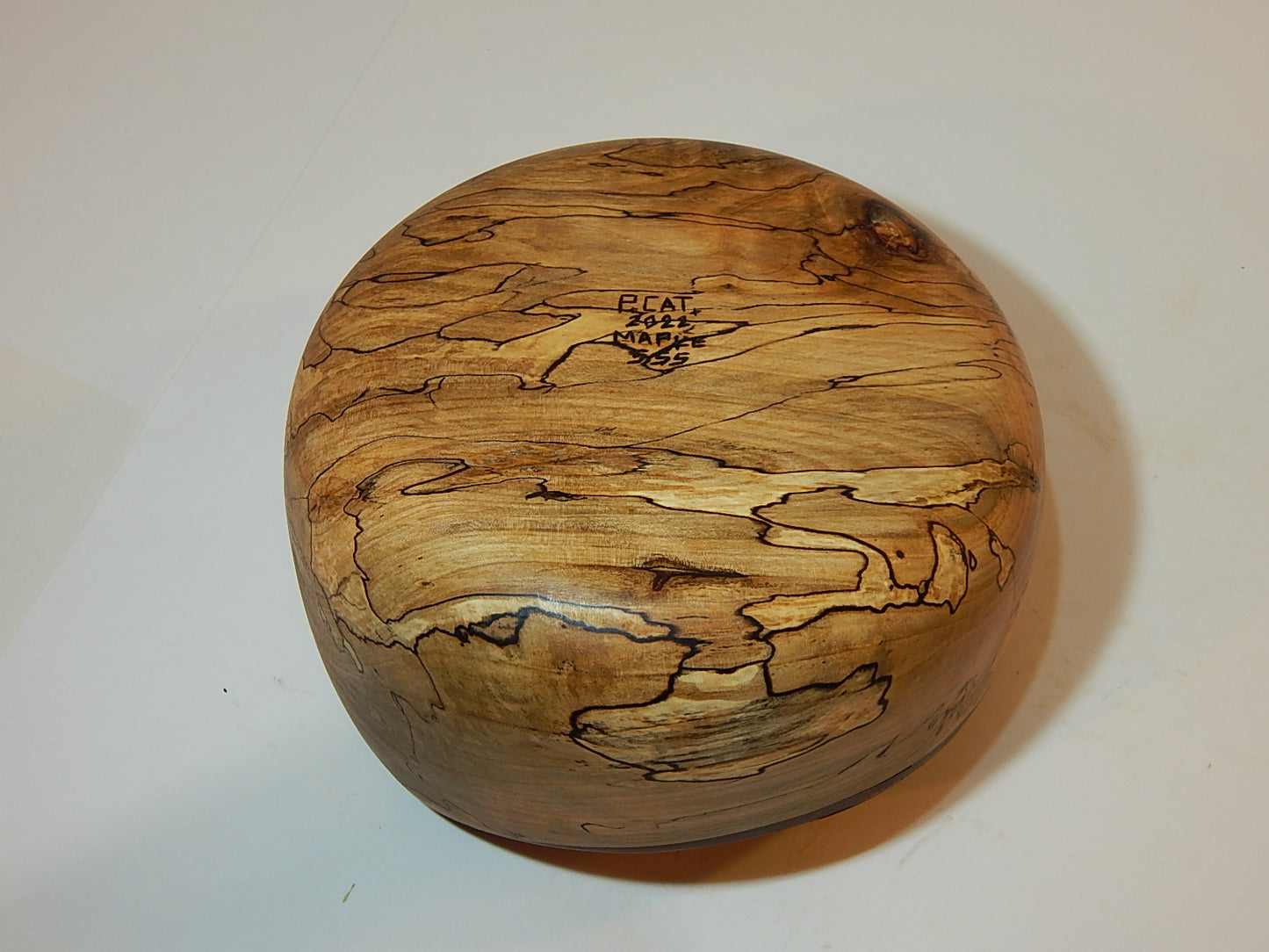 Maple Wood Bowl, Live Bark Edge, Handmade, Artisan Crafted