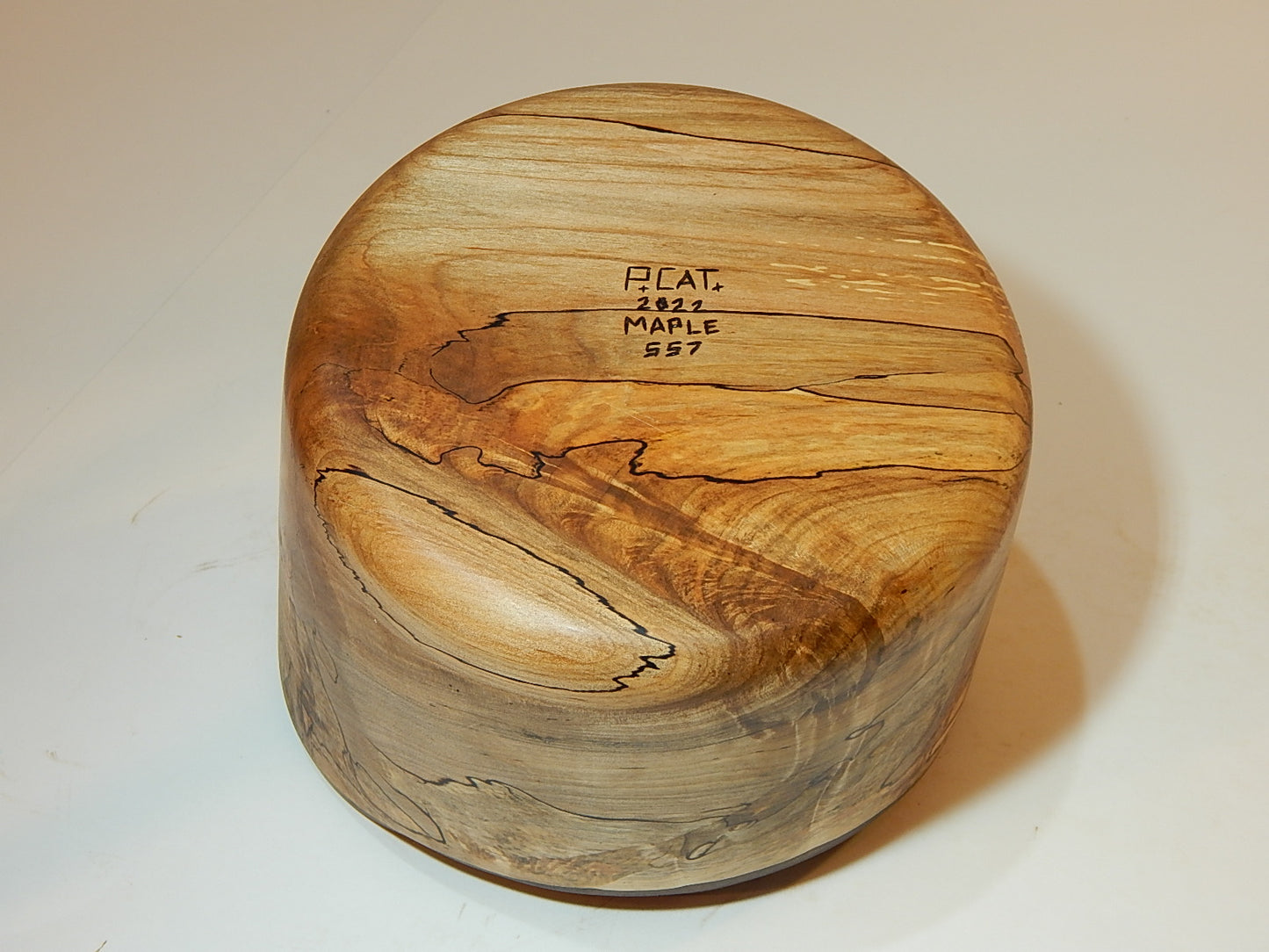 Maple Wood Bowl, Live Bark Edge, Handmade, Artisan Crafted