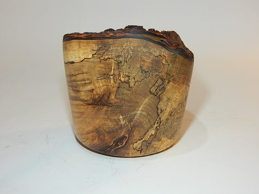 Maple Wood Bowl, Live Bark Edge, Handmade, Artisan Crafted