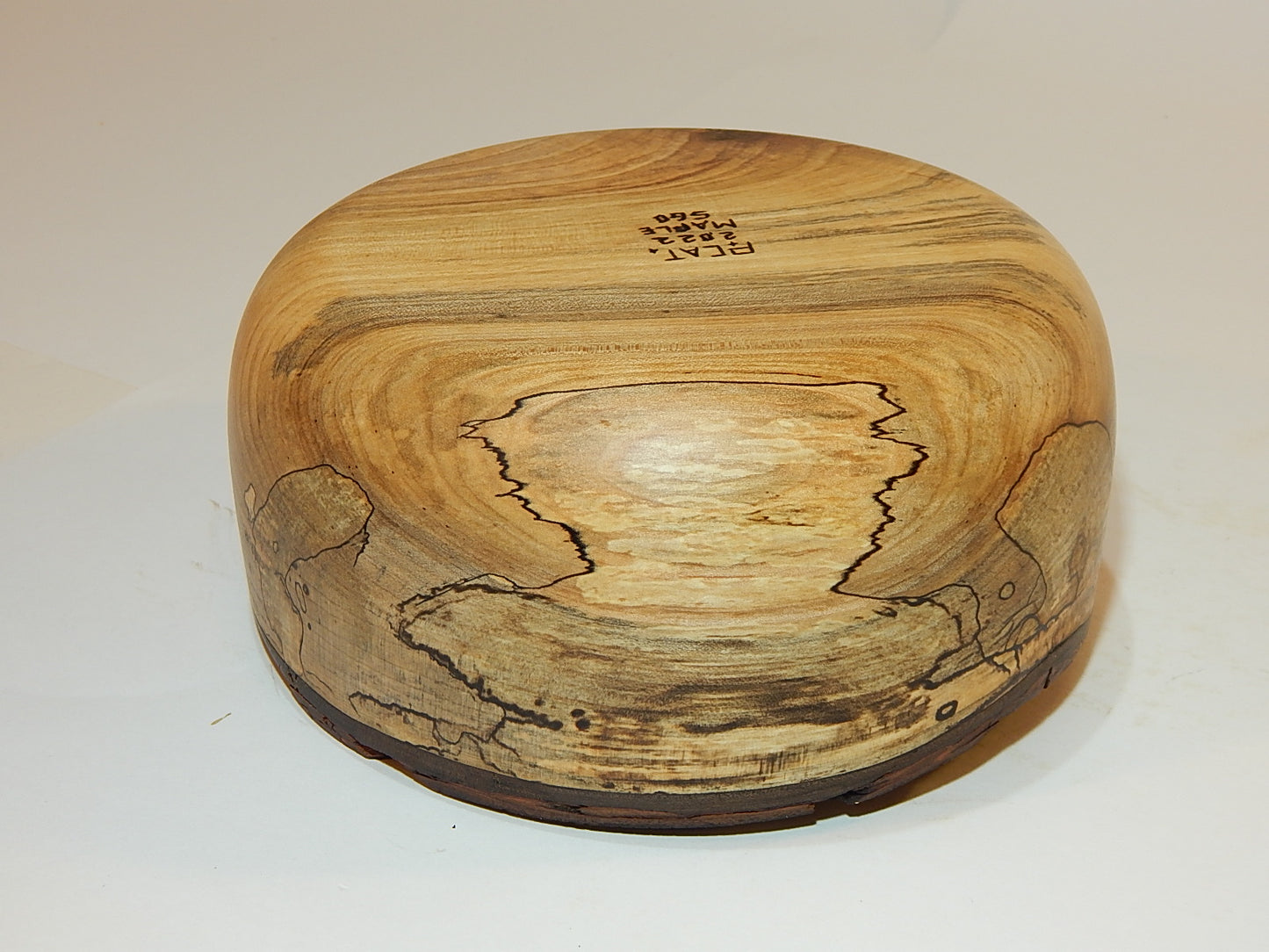 Maple Wood Bowl, Live Bark Edge, Handmade, Artisan Crafted