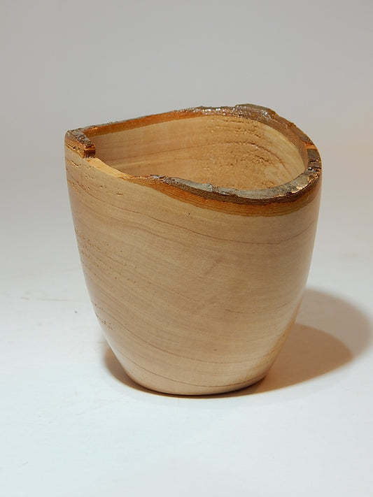 Sycamore Wood Bowl, Live Edge, Handmade, Artisan Crafted