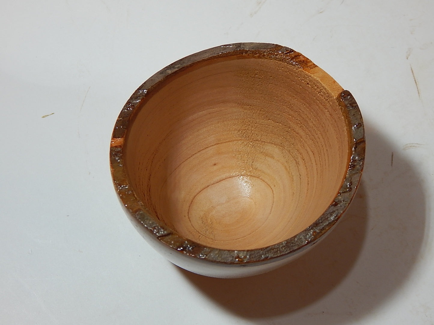 Sycamore Wood Bowl, Live Edge, Handmade, Artisan Crafted