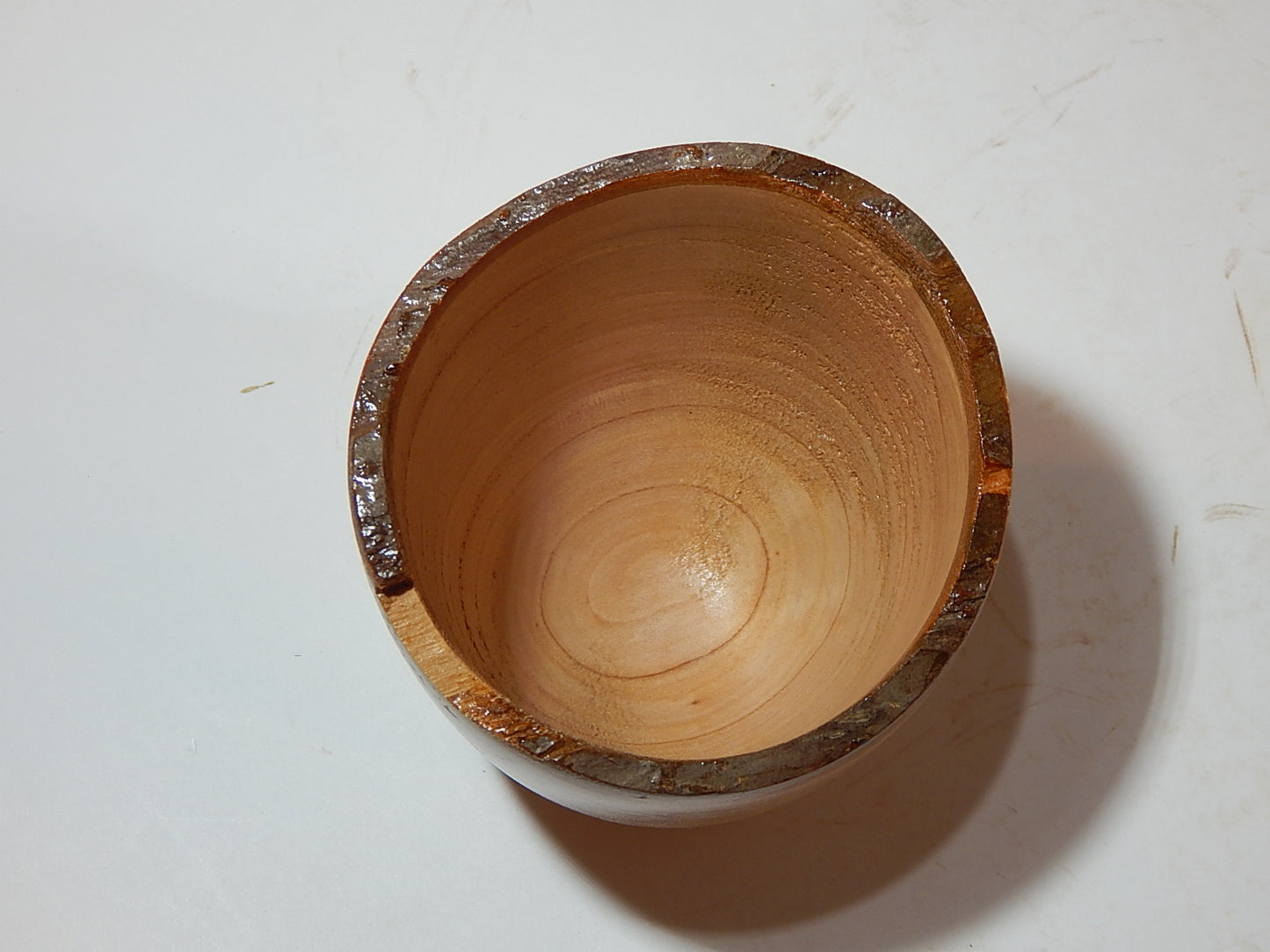 Sycamore Wood Bowl, Live Edge, Handmade, Artisan Crafted