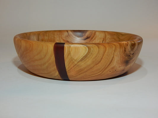 Wild Cherry Bowl, Handmade Lathe Turned, Artisan Crafted