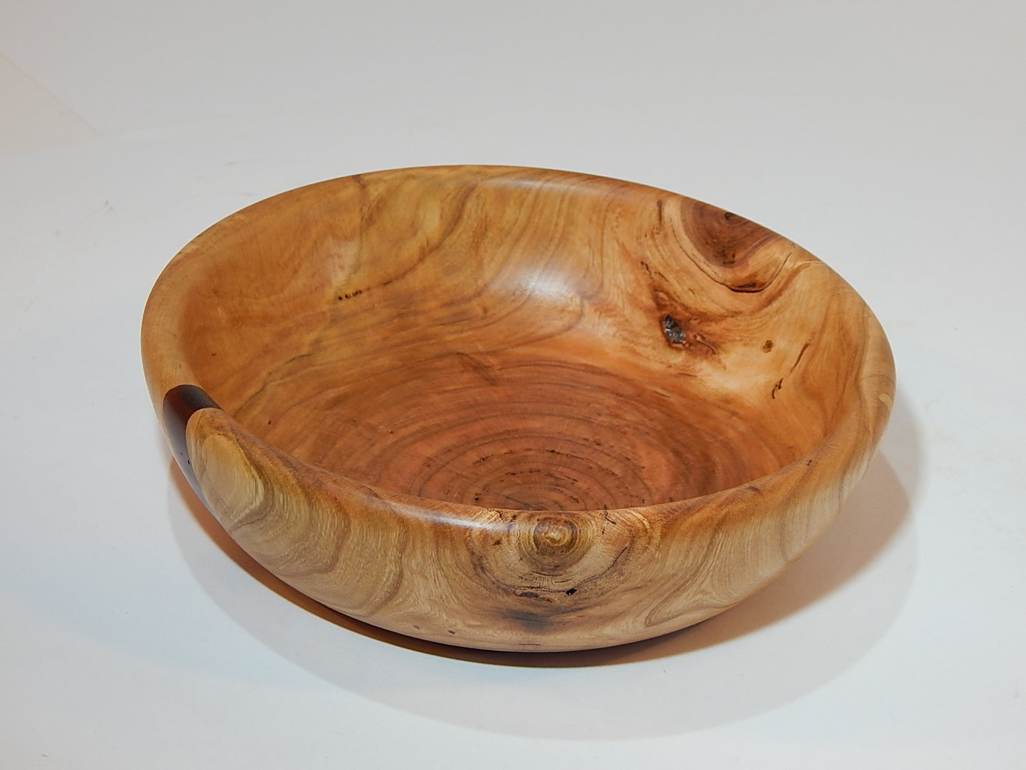 Wild Cherry Bowl, Handmade Lathe Turned, Artisan Crafted