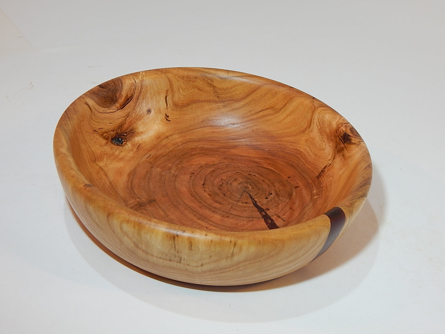 Wild Cherry Bowl, Handmade Lathe Turned, Artisan Crafted